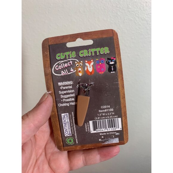 NEW Squirrel Nail Clippers Teen 12+ Cutie Critter Y2K Animal Personal Care - Picture 2 of 2